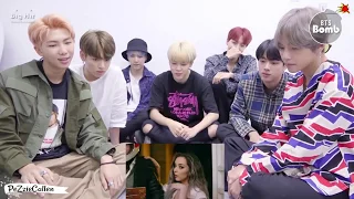 BTS reacting to Little Mix's 'HAIR' MV