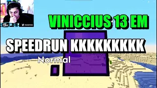 GABE REAGINDO SPEEDRUN DO VINICCIUS13 (REACT #5)