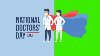 National Doctors Day Motion Banner 2022 Social Media Graphics | Green Screen  |  Whatsapp Status