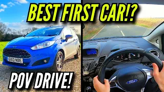 Why a Ford Fiesta is the BEST FIRST CAR!? (POV DRIVE!)