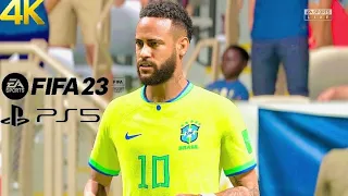 FIFA 23- Brazil VS France |PS5 Game Play | FIFA World cup Qatar Final |Full Match||4k 60P|
