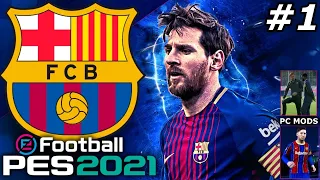 PES 2021 Barcelona Master League EP1 - THE BEGINNING!