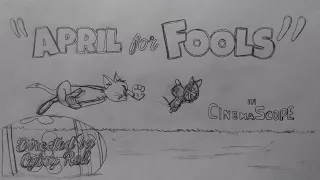 Tom and Jerry intro test for "April for Fools" in CinemaScope