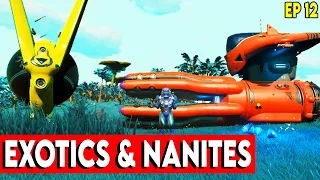 How to Find S Class Exotic Ships in No Man's Sky to Farm Nanites Prisms Gameplay 2021 Ep 12