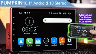 Pumpkin 10.1" Android 10 Wifi Car Stereo - RMS Power and CPU Benchmark Testing