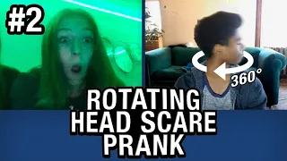 Rotating Head SCARE PRANK on Omegle! (The Exorcist Head Spin Prank) #2