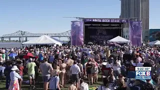 Massive crowds and long lines at French Quarter Fest as thousands revel under sunny skies