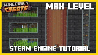 Max Level Steam Engine | Create Mod