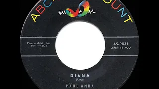 1957 HITS ARCHIVE: Diana - Paul Anka (his original #1 version)