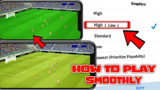 how to get better graphics No lag on efootball 2024 mobile 😳