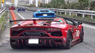 【大黒PA】スーパーカー加速サウンド‼️ アヴェンタドール, ウラカン, 812GTS, 720S, GT3RS 他‼️