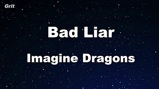 Bad Liar - Imagine Dragons Karaoke 【No Guide Melody】 Instrumental