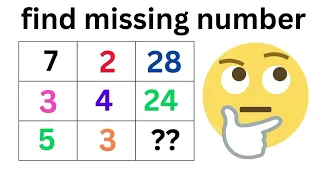 find missing number in table #math#mathquiz#