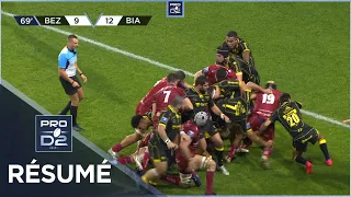 PRO D2 - Résumé AS Béziers Hérault-Biarritz Olympique: 9-5 - J15 - Saison 2022/2023