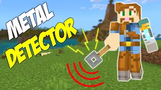 Build a WORKING Metal Detector with Command Blocks!