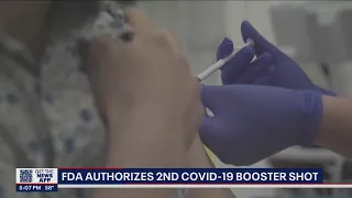 FDA authorizes 2nd COVID booster shot for those 50 and older