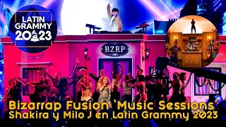 Bizarrap, Milo J y Shakira #LatinGrammy #57 #52 #53 ! Fusión Music Sessions 2023 🚀 ARSNotoriaTV