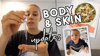 DAILY VLOG! Body Update, Best Acne Scars Remedy & EASY Healthy Dinner!!
