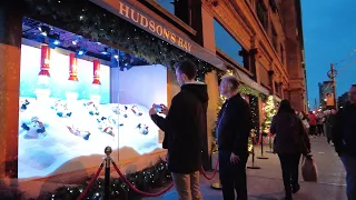 Hudson's Bay Christmas Window Displays 2022