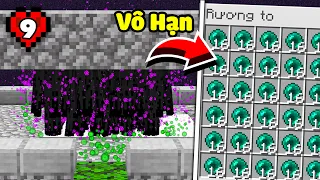 Tôi xây MÁY FARM ENDERMAN VÔ HẠN KINH NGHIỆM trong Minecraft Hardcore 1.20