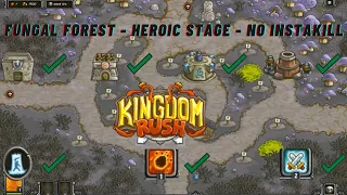 No Instakill Challenge - Fungal Forest Heroic Stage - Veteran Difficulty
