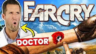 Médico de Emergencias REACCIONA a las Animaciones Curativas en Far Cry