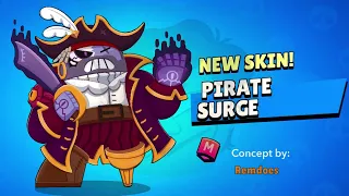 Surge Supercell MAKE Skin Brawl Stars 2023! - Cursed Pirates Surge?!!🏴‍☠️😱