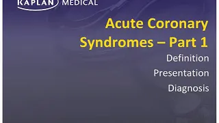 Acute coronary syndrome 1