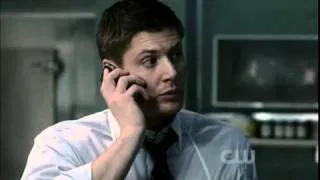 Supernatural - Dean and Castiel (funny phone call)