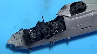 AH-64D-I SARAF  Part.1 조종석(Cockpit) 프라모델 도색 scale model aircraft building