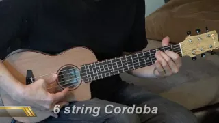 cordoba mini guitar review and  sound comparison by Jared K