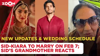 Kiara Advani Sidharth Malhotra wedding schedule, date, pre-wedding festivities & more