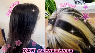 I bleached my sister’s hair | DIY chunky highlights ୨୧