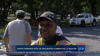 Santo Domingo Este se encuentra sumido en la basura #NTelemicro5 #PrimeraEmisión