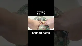 オービーズ7777個で風船スクイーズを作ってみた。オービーズはどうなるか？7777 Orbeez balloon bomb experiment!