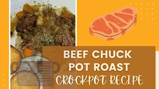 HOW TO make a Crockpot Beef Chuck Pot Roast! Melt in your Mouth Shredded Beef | CHEFSTINY