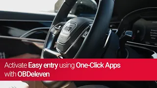 How to activate easy entry/exit in Audi & Volkswagen vehicles