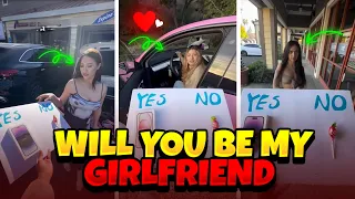 Giving away free iphone 15 but only one girl said Yes!