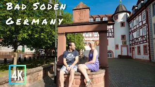 Walking Tour in Bad Soden,Germany 🇩🇪| Sommer 2023 | City Center | 4K 60 fps