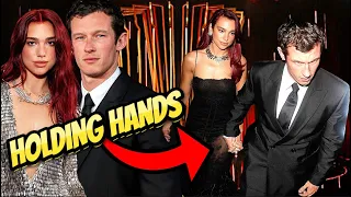 Dua Lipa and Callum Turner Hold Hands for Date Night at BAFTAs Afterparty in London