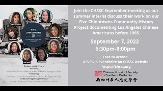 Five Chinatowns Community History Project