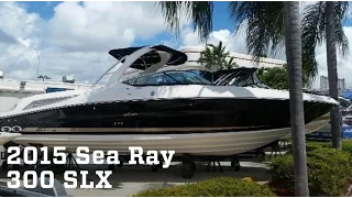 2015 Sea Ray 300 SLX Boat For Sale at MarineMax Pompano Beach