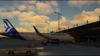 MSFS | Germany Tour 19 | Nuremberg - Athens | A320neo | Aegean Airlines