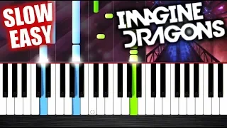 Imagine Dragons - Natural - SLOW EASY Piano Tutorial by PlutaX