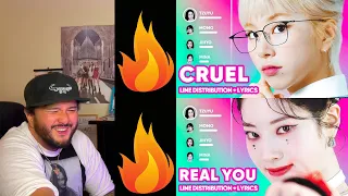 TWICE - "CRUEL" & "REAL YOU" Lyric Reactions! (Formula Of Love)