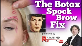 The Spock Brow and Botox Brow Droop Fix Portland Oregon Style Aesthetics with Dr  Rajani