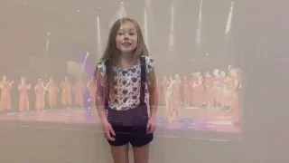 Dancing children, russian girl Талантливые дети -Вика Родионова видео-визитка