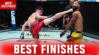 Best Finishes | UFC 287 Early Prelims