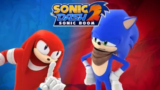 Sonic Dash 2: Sonic Boom | Sonic & Knuckles Team Gameplay