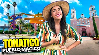 TONATICO 🇲🇽 PUEBLO MAGICO con BALNEARIO, GRUTAS y deliciosa comida *MEXICO 4K